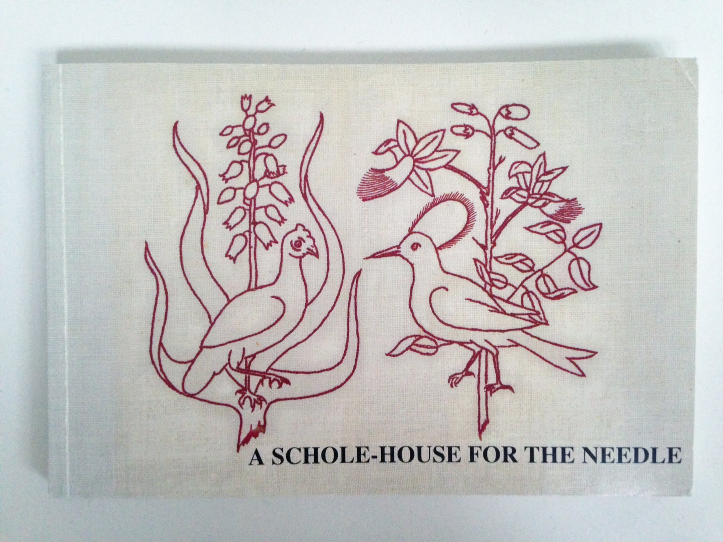 Kit for Elizabethan needlework - A Schole House for the Needle Facismile Book, silk thread & white linen