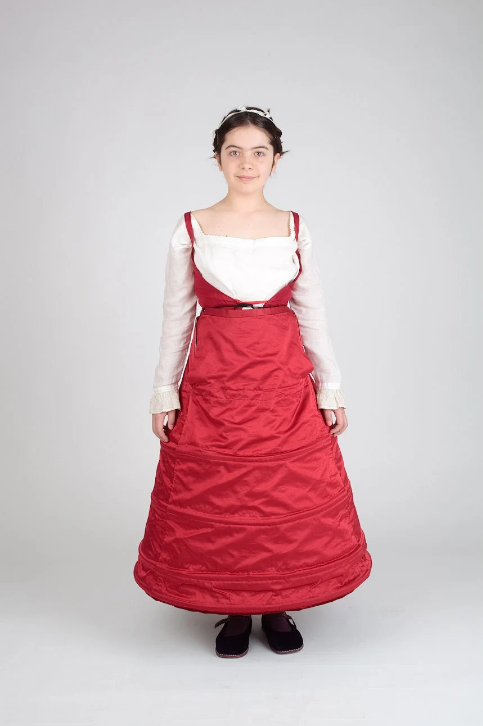Pattern for Henrician girl's Spanish Farthingale for a child age 8 to 12