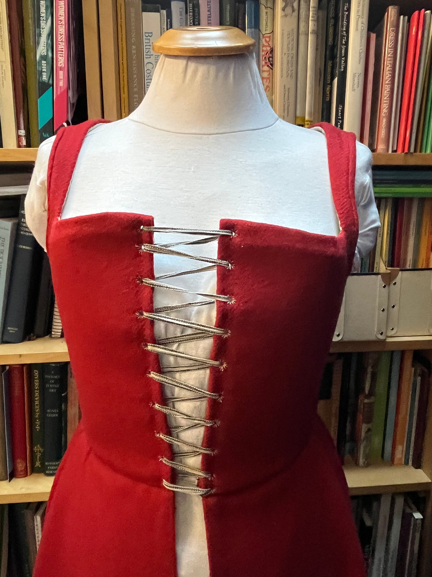 Finished garment - Madder red kirtle