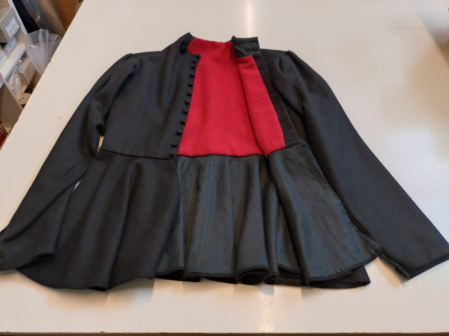 Finished garment - Man's mid-century broadcloth jacket as featured in The Typical Tudor