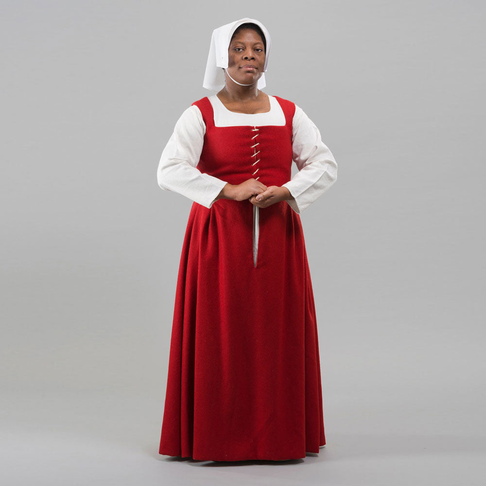 Pattern for Tudor woman's kirtle & petticoat with variations