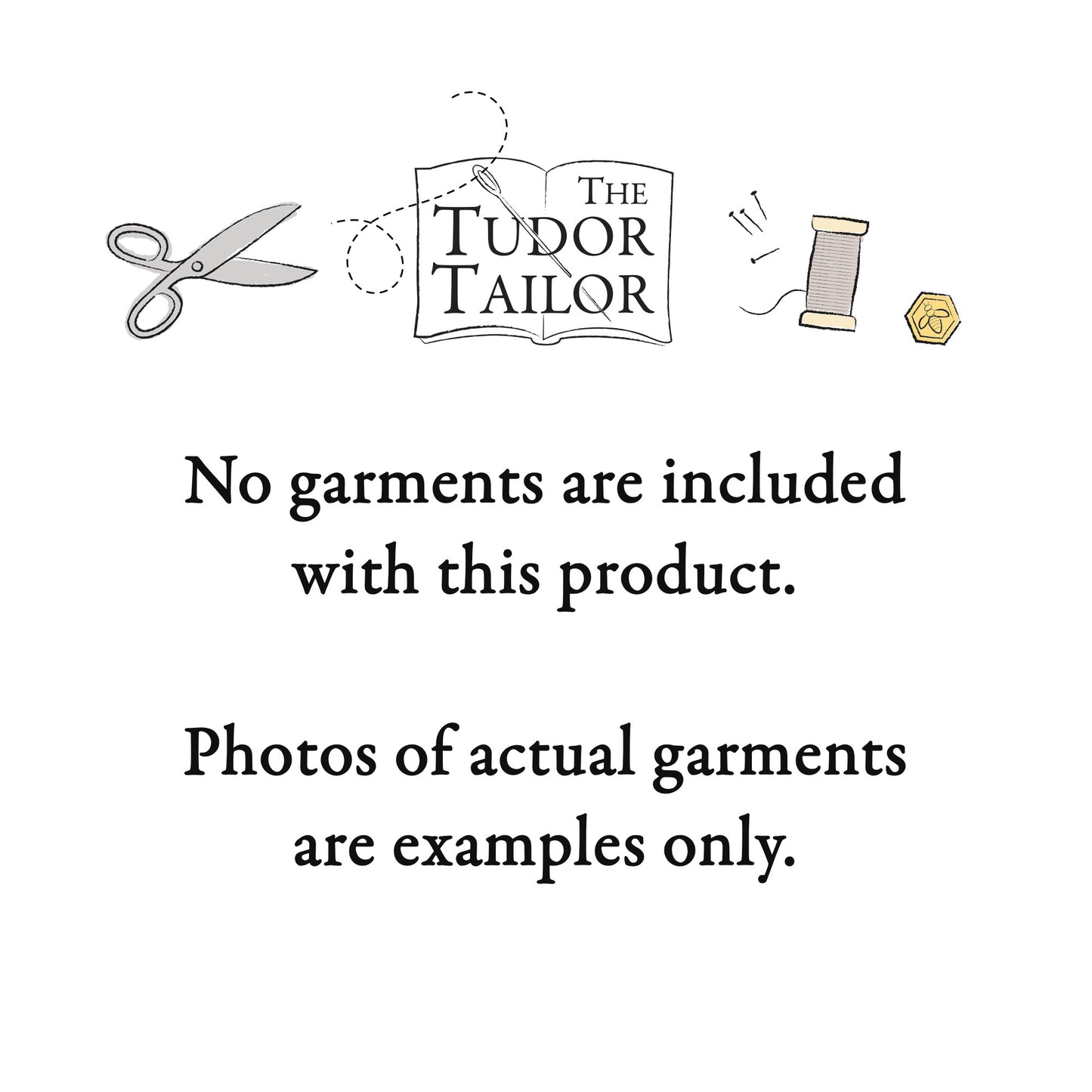 Pattern for Tudor woman's round gown with variations