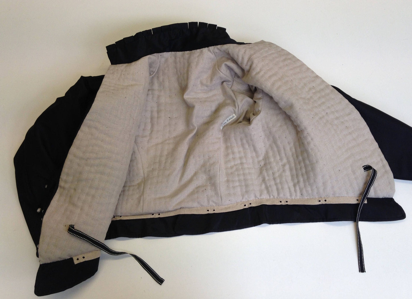 Unbleached/natural 100% linen lining cloth - fabric sold by the half yard