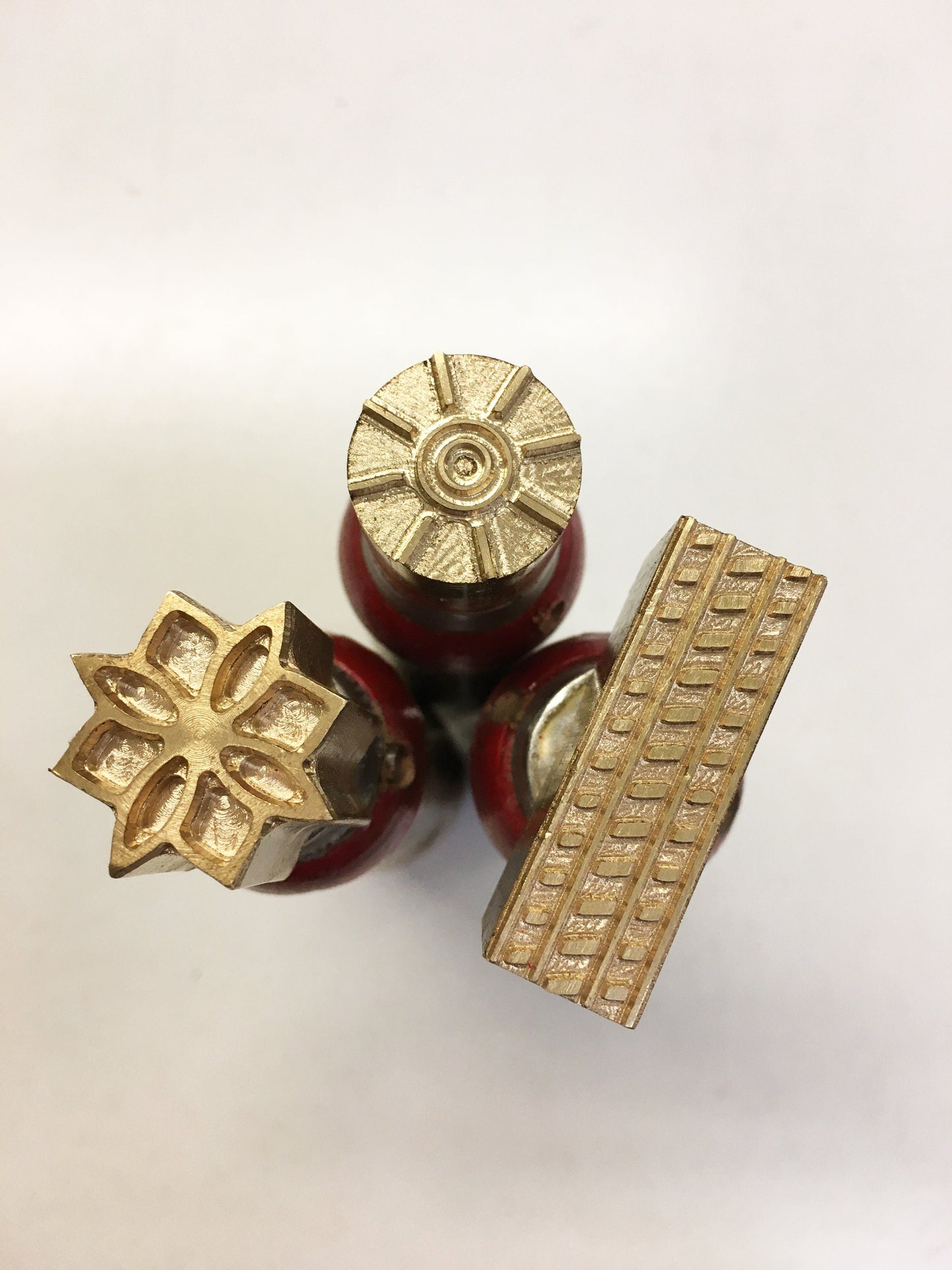 Printing (or stamping) tool set for Tudor style 16th century textile embossing