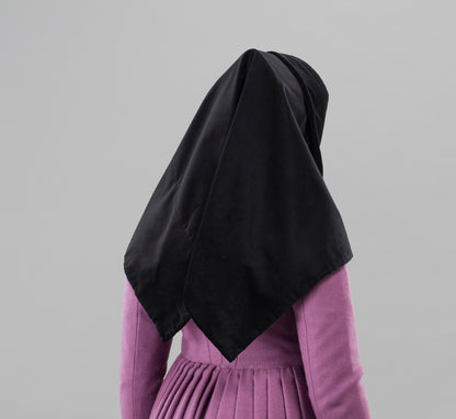 Finished Garment - Early Tudor woman's bonnet, paste and frontlet