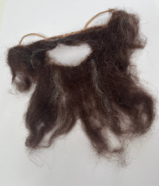 Handmade sheep's fleece Tudor style false beards