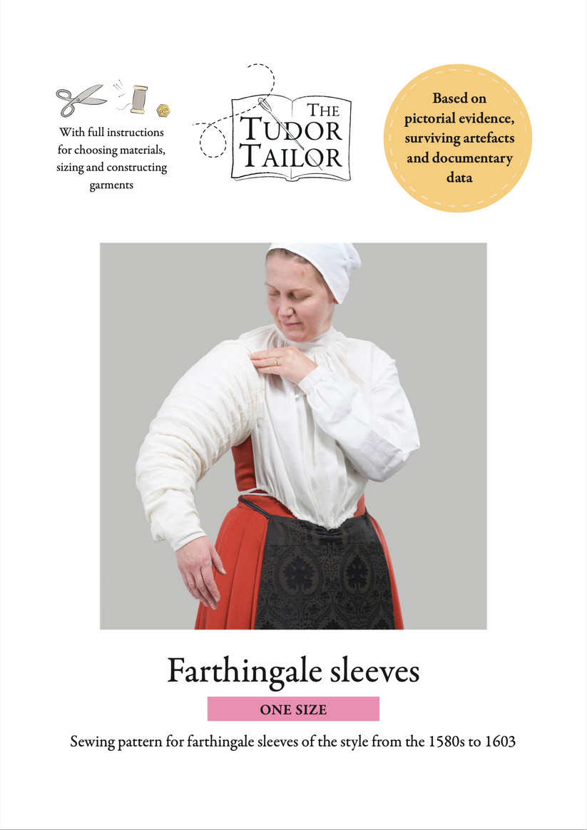 Pattern for a pair of Elizabethan farthingale sleeves – The Tudor Tailor