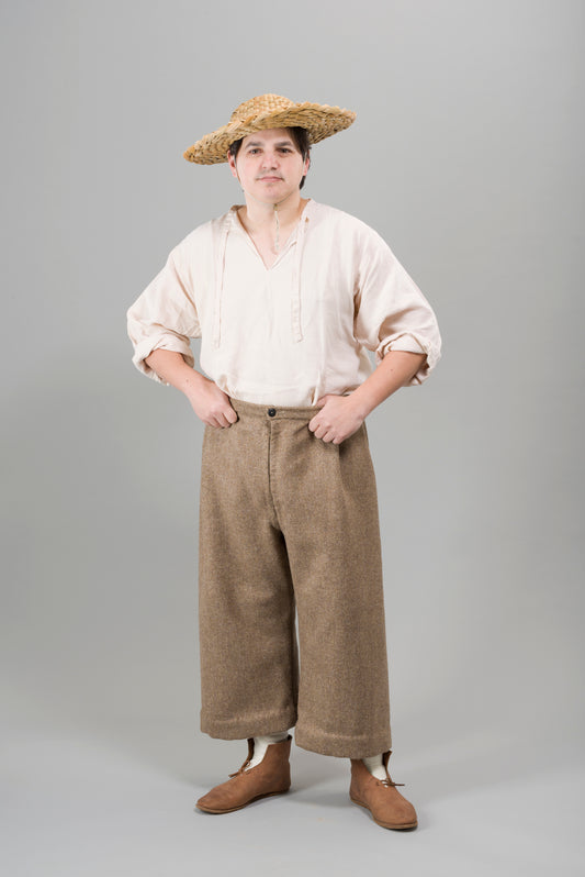 Finished garment - Sixteenth century labourer's or mariner's slops as featured in The Typical Tudor
