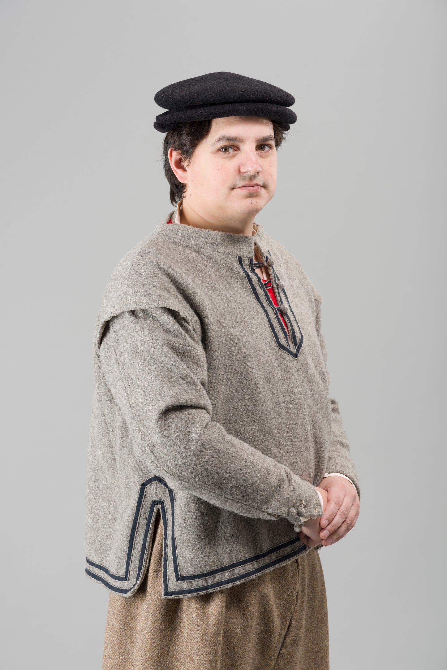 Finished garment - Man's cassock as featured in The Typical Tudor