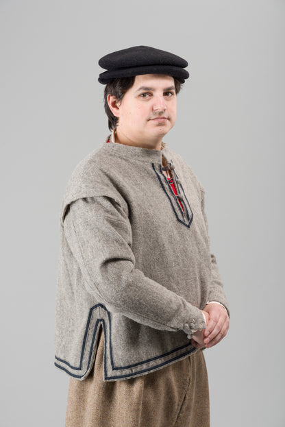 Finished garment - Man's cassock as featured in The Typical Tudor