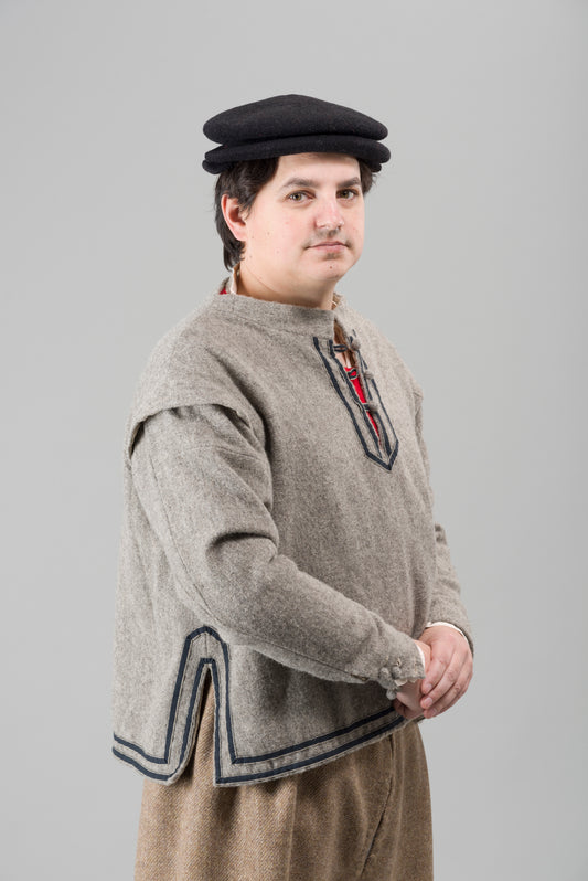 Finished garment - Man's cassock as featured in The Typical Tudor