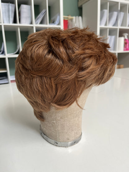 'Boy-cut' short hair wigs, ginger and black