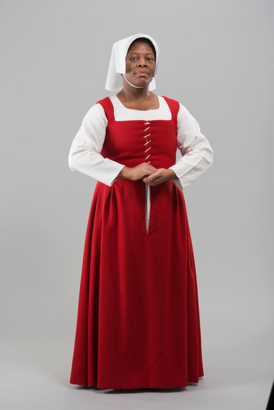 Finished garment - Madder red kirtle