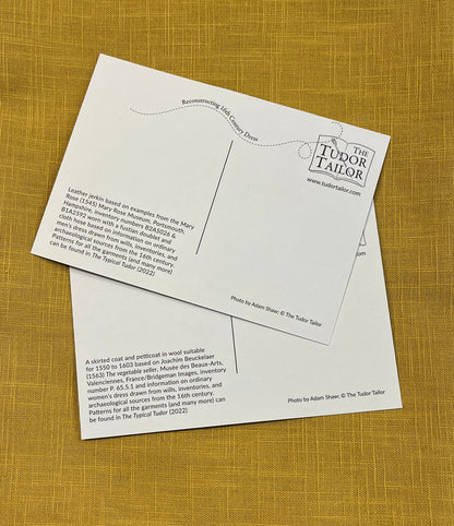 Set of six Typical Tudor postcards