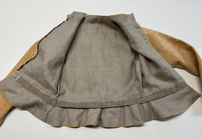 Finished garment - Man's mid-century leather doublet as featured in The Typical Tudor