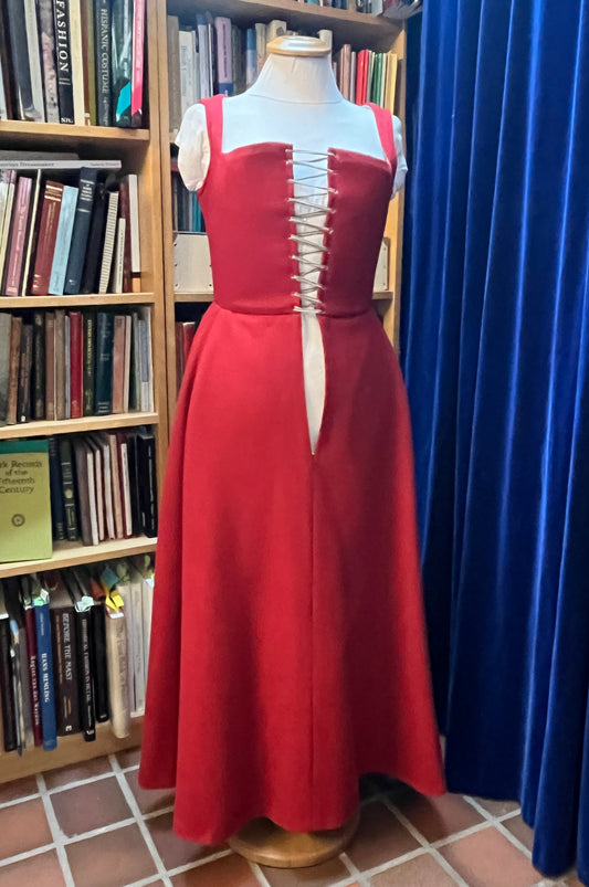 Finished garment - Madder red kirtle