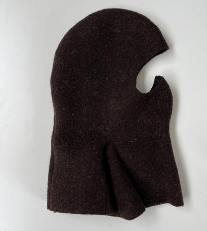 Finished garment - Frieze husbandman's hood as featured in The Typical Tudor