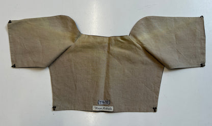 Finished garment - Tudor woman's black worsted partlet