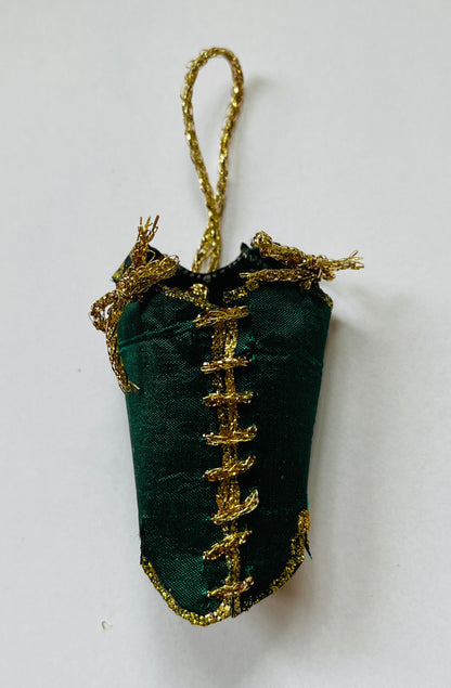 Tiny tailored treasures - hand-stitched decorations or ornaments, doublets and bodies (bodices)