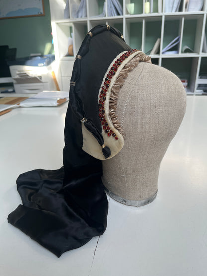 Finished Garment - Tudor woman's French hood