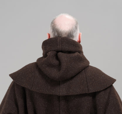 Finished garment - Frieze poor man's hood as featured in The Typical Tudor