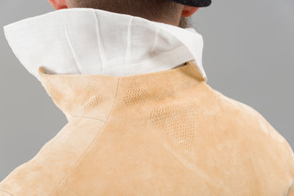 Finished garment - Man's mid-century leather doublet as featured in The Typical Tudor