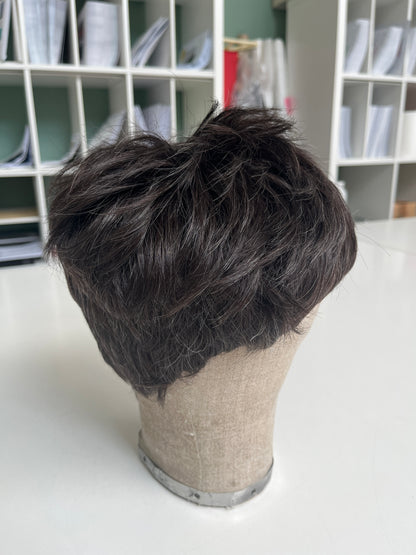 'Boy-cut' short hair wigs, ginger and black