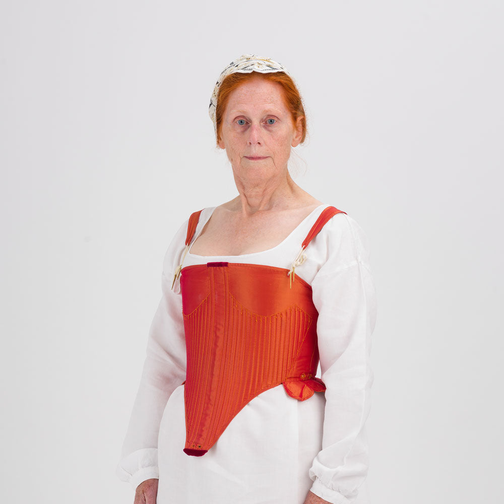 Combined offer: pattern for Elizabethan Lady's high-bodied gown PLUS pattern for Elizabethan lady's bodies with variations
