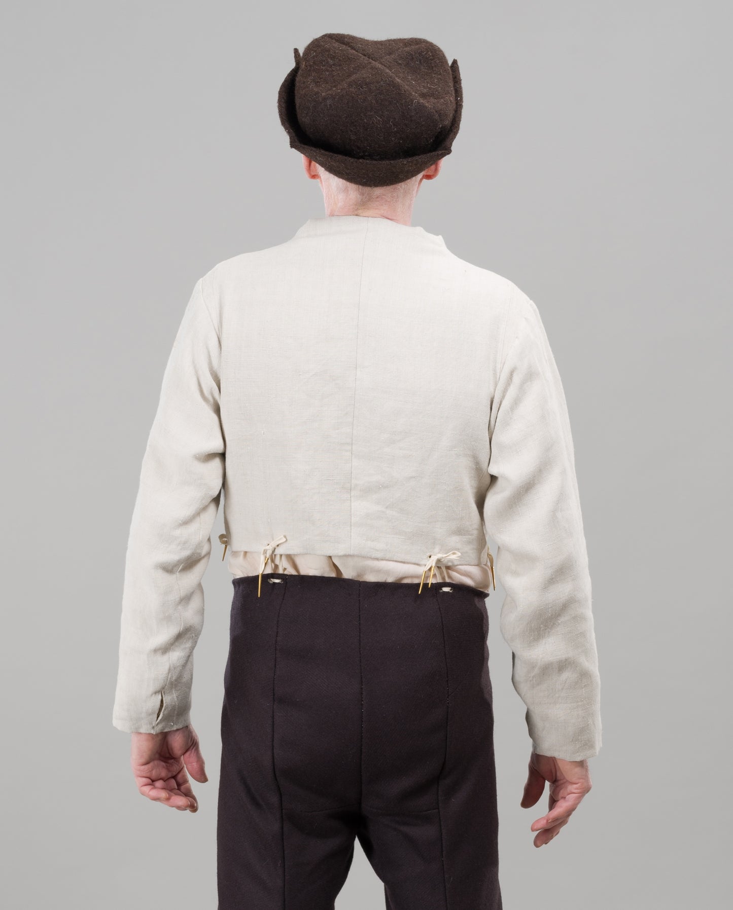 Finished garment - Man's early to mid-century canvas doublet as featured in The Typical Tudor