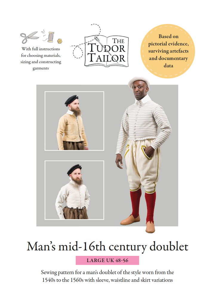 Finished garment - Man's early to mid-century canvas doublet as featured in The Typical Tudor