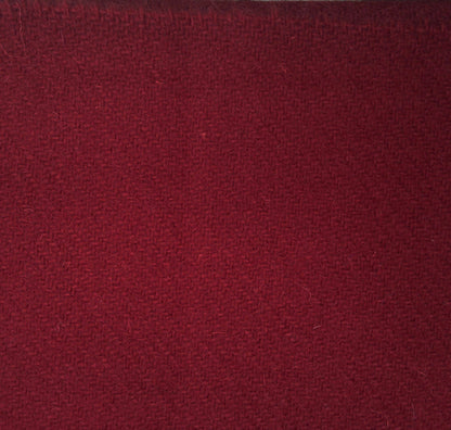 Murrey/wine red Tudor style woollen 2/2 twill cloth - fabric sold by the half yard