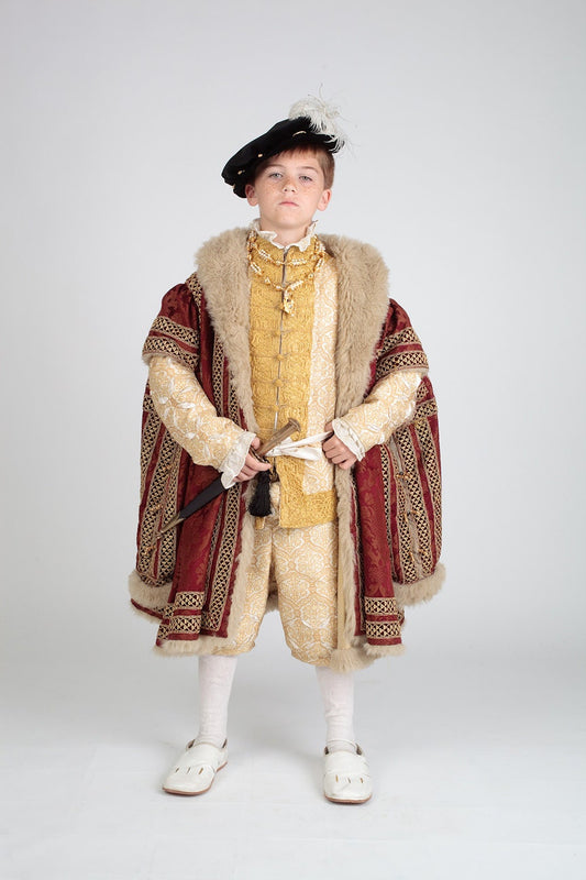 Pattern for Henrician boy's hose, jacket & gown, Tudor Tailor exclusive