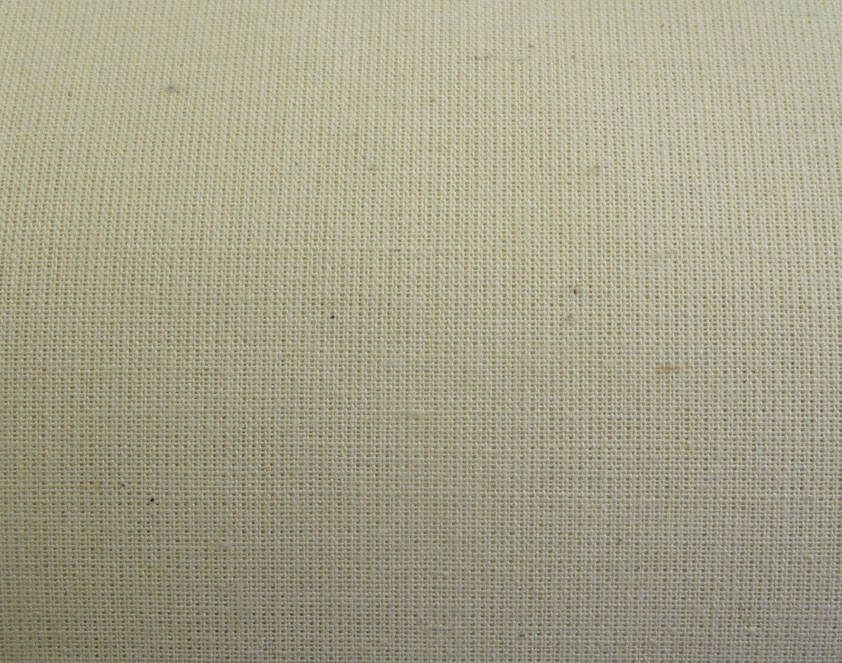 Unbleached/natural calico cloth (known as muslin in the US) - fabric sold by the half yard