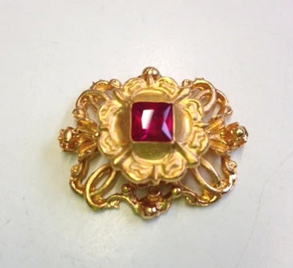 Replica Tudor jewelled billiment for a French hood MADE TO ORDER - featuring synthetic rubies